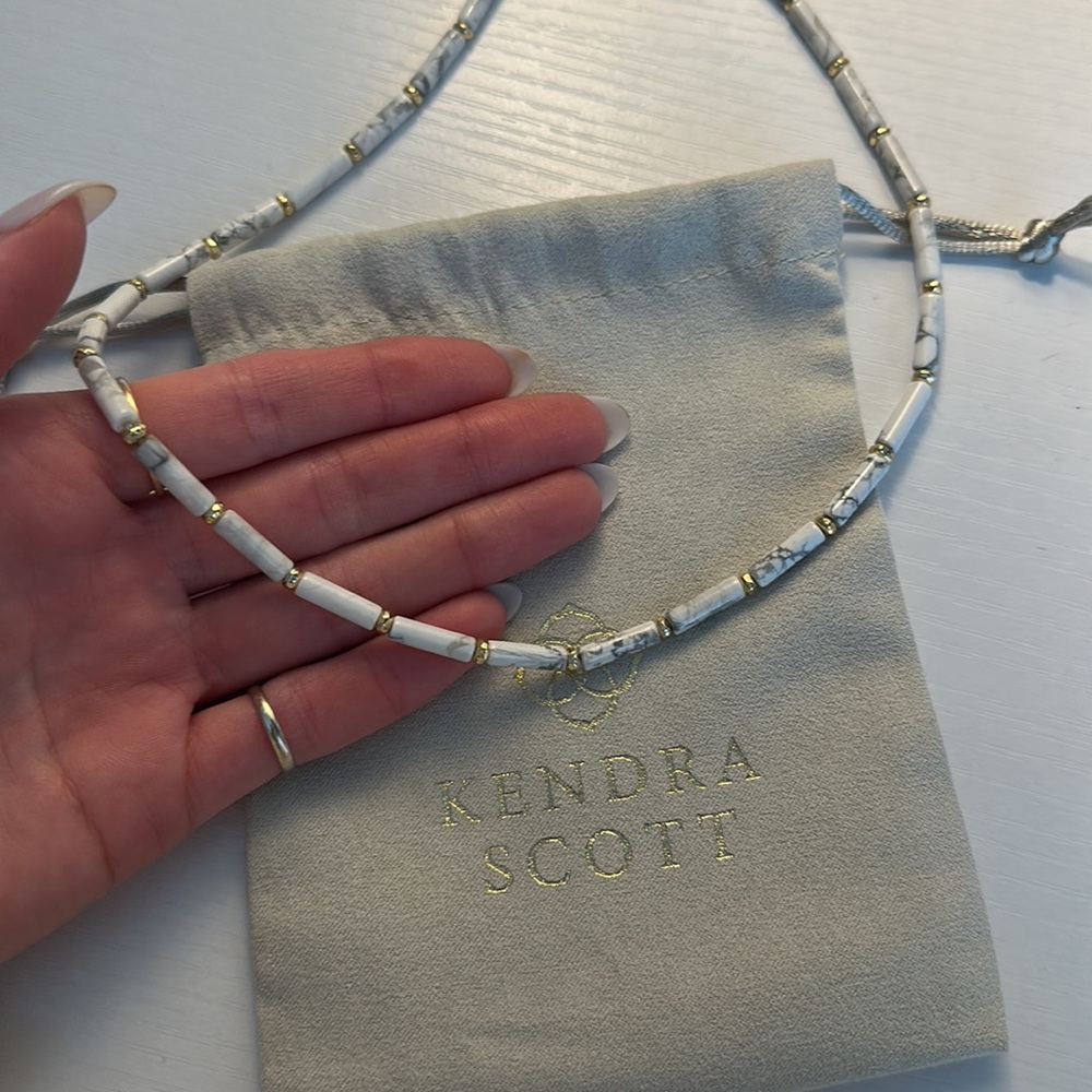 Kendra Scott marble necklace